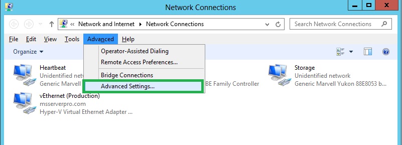 Connexions réseau 2